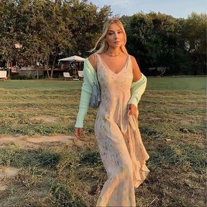 NWT Zara Printed Midi Dress